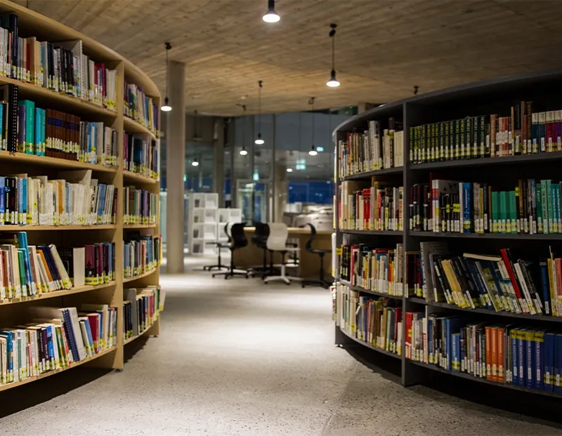 Sports halls and libraries